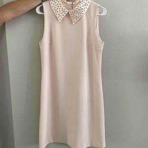 Betsey Johnson A Line Embellished collar dress